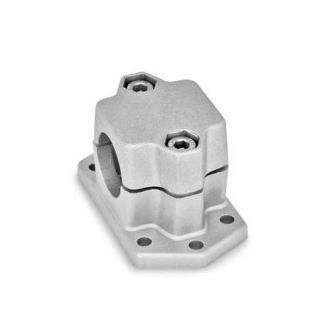 GN-147.3-Flanged-connector-clamps-Aluminum-BL-Blasted-matt-Bore