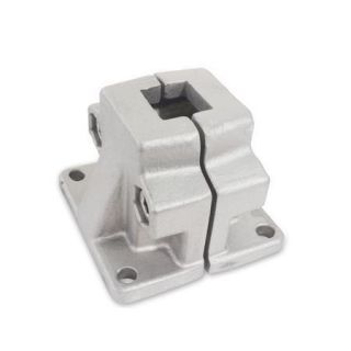 GN-165-Base-plate-connector-clamps-Aluminium-Square-BL-Blasted-matt