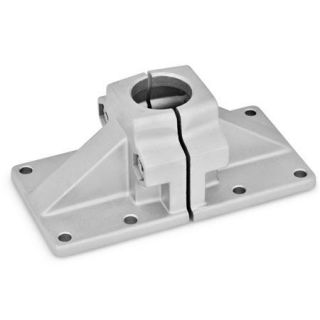 GN-167-Wide-base-plate-connector-clamps-Aluminum-BL-Blasted-matt-Bore