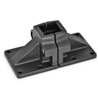 GN-167-Wide-base-plate-connector-clamps-Aluminum-SW-Black-RAL-9005-textured-finish-Square