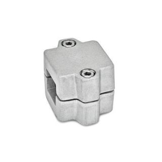 GN-241-Tube-connector-joints-Aluminum-BL-Blasted-matt-Square