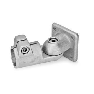 GN-282-Swivel-clamp-connector-joints-Aluminum-Adjustment-with-15-division-serration-BL-Blasted-matt