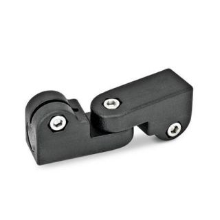 GN-285-Swivel-clamp-connector-joints-Aluminum-SW-Black-RAL-9005-textured-finish