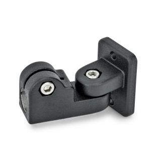 GN-281-Swivel-clamp-connector-joints-Aluminum-SW-Black-RAL-9005-textured-finish