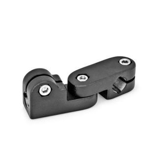 GN-287-Swivel-clamp-connector-joints-Aluminum-SW-Black-RAL-9005-textured-finish