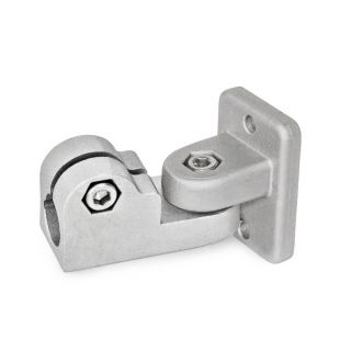 GN-281-Swivel-clamp-connector-joints-Aluminum-BL-Blasted-matt