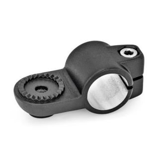 GN-278-Swivel-clamp-connectors-Aluminum-SW-Black-RAL-9005-textured-finish-With-external-serration