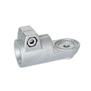 GN-276-Swivel-clamp-connectors-Aluminum-With-internal-serration-BL-Blasted-matt