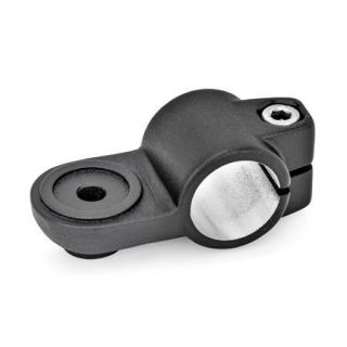 GN-278-Swivel-clamp-connectors-Aluminum-With-centering-step-SW-Black-RAL-9005-textured-finish