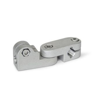 GN-287-Swivel-clamp-connector-joints-Aluminum-BL-Blasted-matt