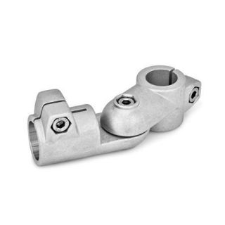 GN-284-Swivel-clamp-connector-joints-Aluminium-BL-Blasted-matt-Adjustment-with-15-division-serration