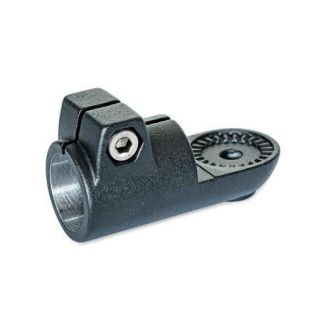 GN-276-Swivel-clamp-connectors-Aluminum-With-internal-serration-SW-Black-RAL-9005-textured-finish