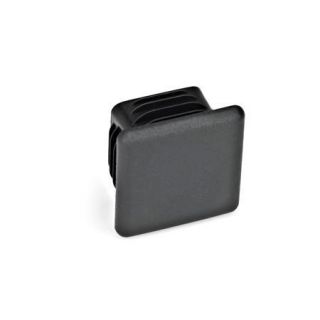 GN-991-Tube-end-plugs-Plastic-round-or-square-Square-SW-Black-RAL-9005-matte-finish