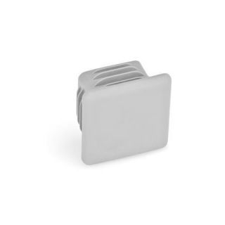 GN-991-Tube-end-plugs-Plastic-round-or-square-GR-Gray-RAL-7042-matte-finish-Square