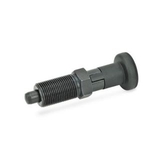 GN-617.1-Indexing-plungers-with-rest-position-Steel-Plastic-knob-ST-Steel-A-Without-lock-nut