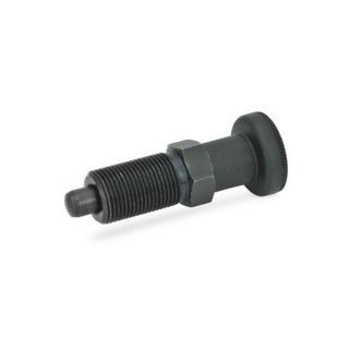 GN-617-Indexing-plunger-Steel-Plastic-knob-ST-Steel-A-With-knob-without-lock-nut