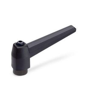 GN-500-Adjustable-hand-levers-Plastic-bushing-steel-SW-Black-RAL-9005-matte-finish