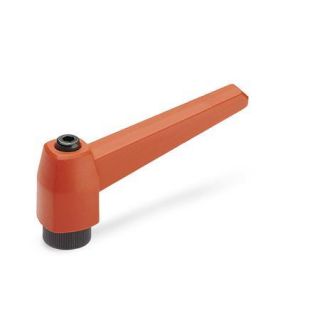 GN-500-Adjustable-hand-levers-Plastic-bushing-steel-OR-Orange-RAL-2004-matte-finish