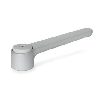 GN-126.1-Flat-adjustable-tension-levers-Zinc-die-casting-bushing-Stainless-Steel-SR-Silver-RAL-9006-textured-finish