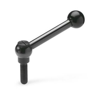 GN-6337.3-Adjustable-clamping-levers-with-threaded-stud-Steel-Angled-lever