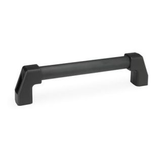 GN-667.2-Cabinet-U-handles-Tube-aluminum-Stainless-Steel-mounting-from-the-back-SW-Black-RAL-9005-textured-finish