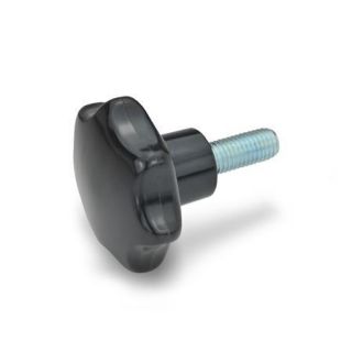 GN-6336.4-Star-knobs-plastic-threaded-stud-steel-Duroplast-PF