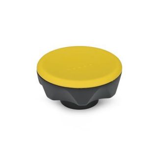 GN-636-Star-knobs-Plastic-With-plain-blind-bore-Tol.-H9-DGB-Yellow-RAL-1021-matte-finish