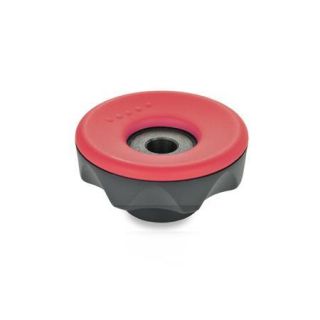 GN-636-Star-knobs-Plastic-With-plain-through-bore-Tol-H7-DRT-Red-RAL-3000-matte-finish