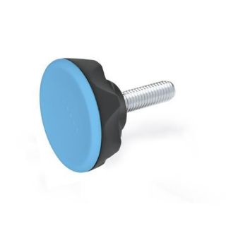 GN-636.4-Star-knobs-with-threaded-stud-plastic-DBL-Blue-RAL-5024-matte-finish