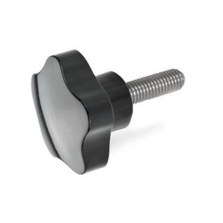 GN-5337.5-Star-knobs-with-threaded-stud-in-Stainless-Steel-Duroplast