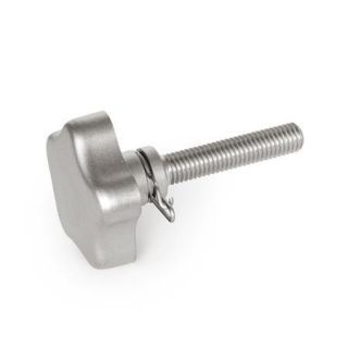 GN-5334.13-Stainless-Steel-Star-knobs-with-loss-protection-with-threaded-stud-Only-with-retaining-ring