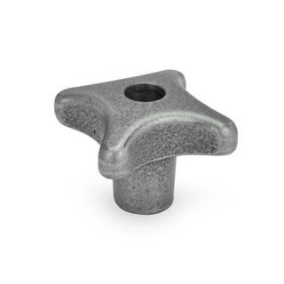 DIN-6335-Hand-knobs-Cast-iron-Cast-iron-With-plain-through-bore-H7