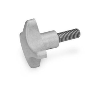 GN-6335.5-Hand-knobs-Aluminum-with-threaded-stud-Stainless-Steel-AM-Matte-finish-tumbled