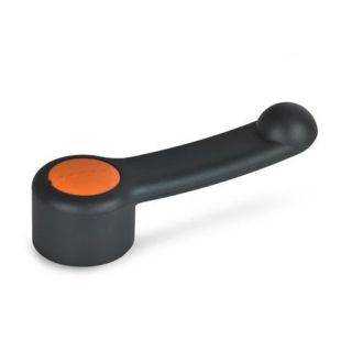 GN-623.5-Gear-levers-Plastic-Bushing-Stainless-Steel-DOR-Orange-RAL-2004-matte-finish