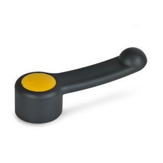 GN-623.5-Gear-levers-Plastic-Bushing-Stainless-Steel-DGB-Yellow-RAL-1021-matte-finish