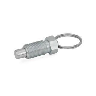 GN-717-Indexing-plungers-Steel-with-lifting-ring-with-wire-loop-without-rest-position-A-With-pull-ring-without-locknut