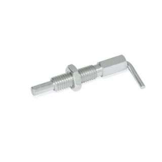 GN-7017-Indexing-plungers-Steel-BK-Without-rest-position-with-lock-nut-ST-Steel