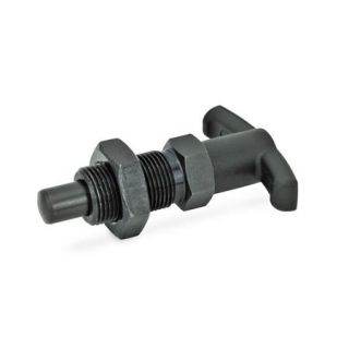 GN-817.4-Indexing-plungers-with-T-Handle-BK-without-rest-position-with-lock-nut