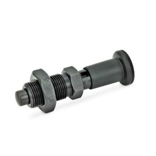 GN-817.2-Indexing-plungers-Steel-long-Plastic-knob-CK-With-rest-position-with-lock-nut