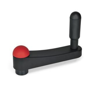 GN-670-Cranked-handles-Plastic-DRT-Red-RAL-3000-matte-finish