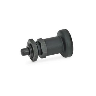 GN-607-Indexing-plungers-Steel-Plastic-knob-AK-With-lock-nut