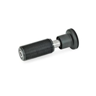 GN-313-Spring-bolts-Steel-Plastic-knob-A-With-knob-without-lock-nut-2-Pin-with-internal-thread