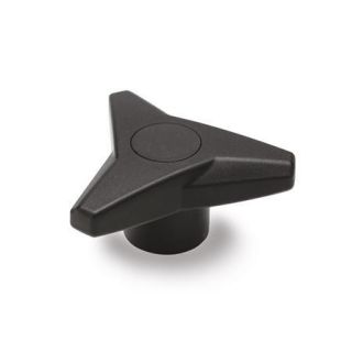 GN-533.6-Three-Lobed-Knobs-Softline-Bushing-Brass-Stainless-Steel-DSW-Black-RAL-9005-matte-finish