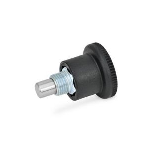 GN-822-Mini-indexing-plungers-covered-indexing-mechanism-ST-Steel-B-Without-rest-position