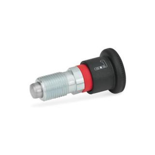 GN-816-Locking-plungers-Plunger-pin-protruded-AR-Operation-with-knob-sleeve-red-without-lock-nut