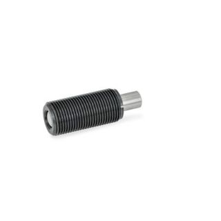 GN-313-Spring-bolts-Steel-Plastic-knob-D-Without-lock-nut-without-knob-1-Pin-without-internal-thread