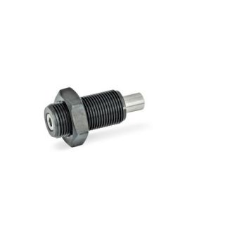 GN-313-Spring-bolts-Steel-Plastic-knob-DK-With-lock-nut-without-knob-2-Pin-with-internal-thread