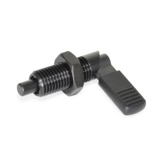 GN-721.1-Cam-action-indexing-plungers-Steel-with-locking-function-LBK-Left-hand-lock-with-plastic-cap-with-lock-nut