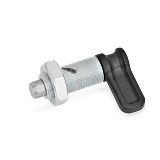 GN-712-Cam-action-indexing-plungers-Plunger-pin-protruded-AK-Without-rest-position-with-lock-nut