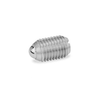 GN-615-Spring-plungers-with-ball-with-slot-Steel-Stainless-Steel-KN-Stainless-steel-standard-spring-load